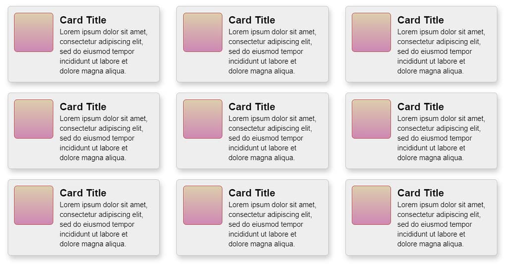 Card Layout + Media Objects with Flexbox