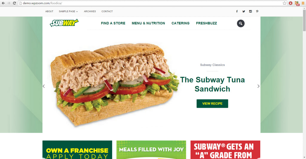 Subway altered