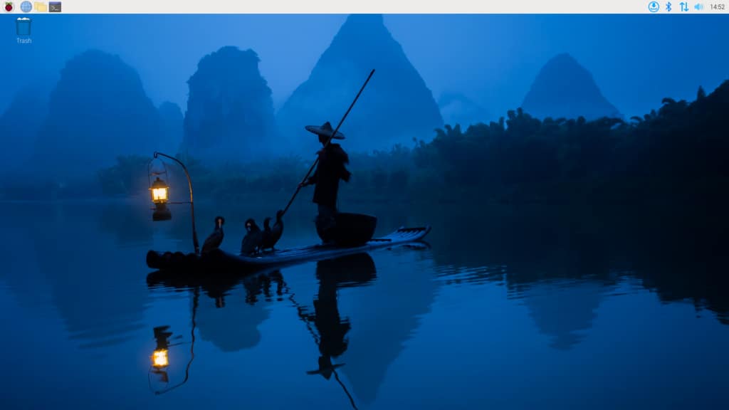 Raspberry Pi OS interface.