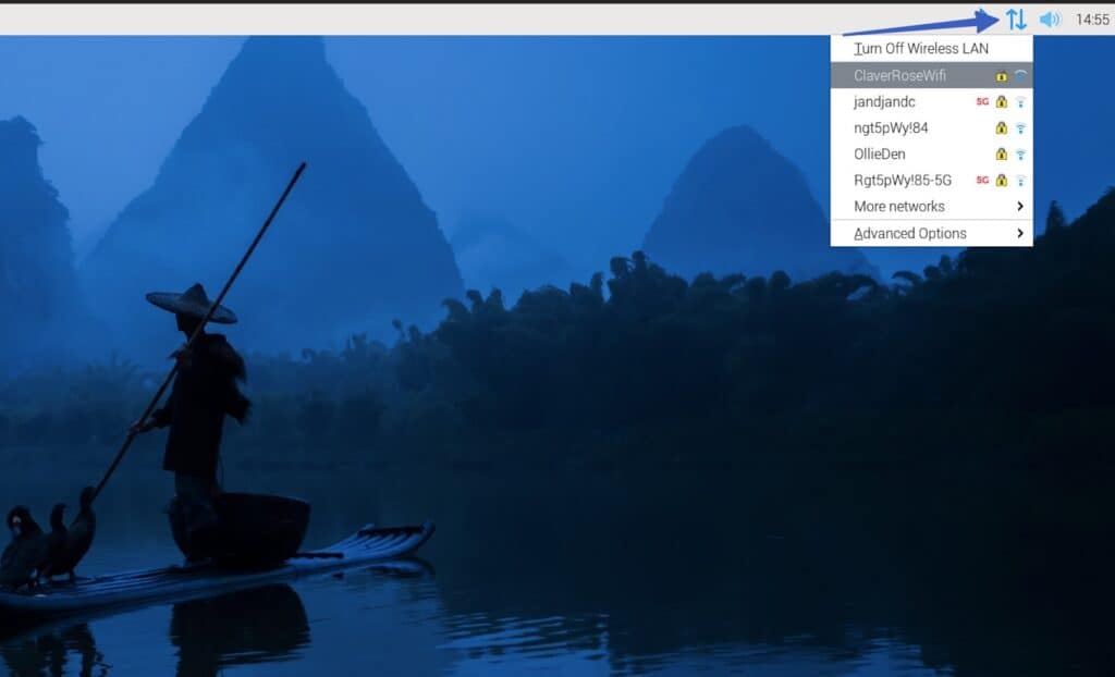 Adding network connection.