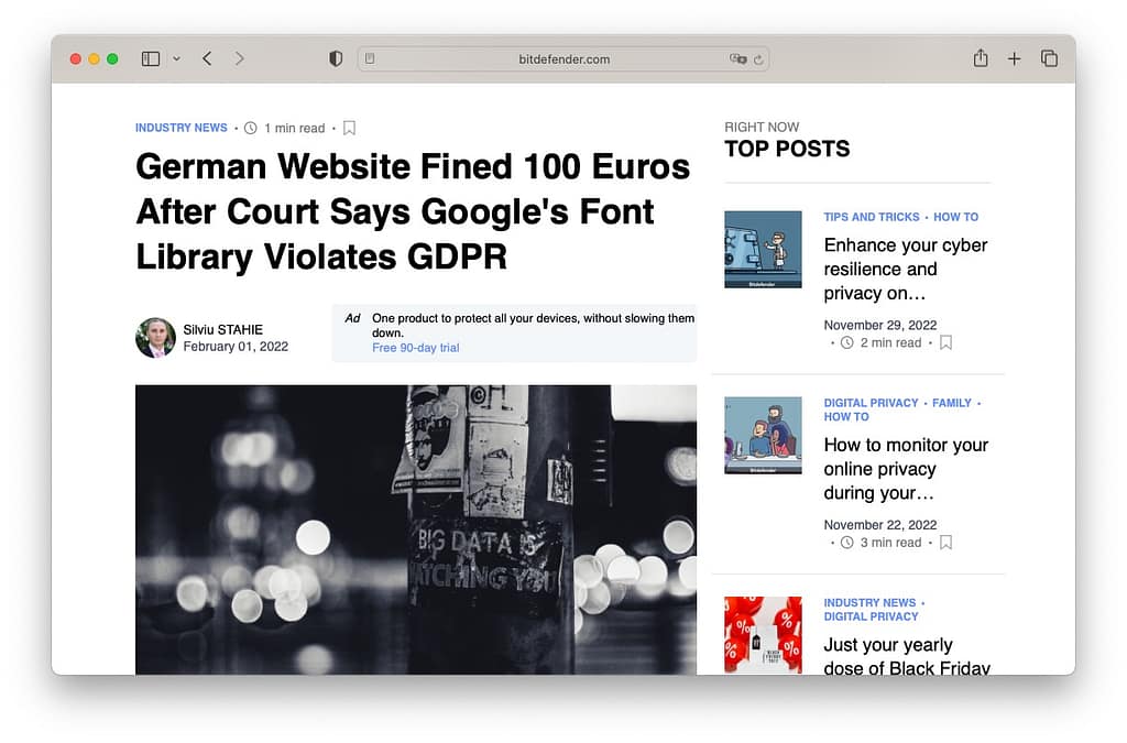 Best WordPress articles: GDPR fine