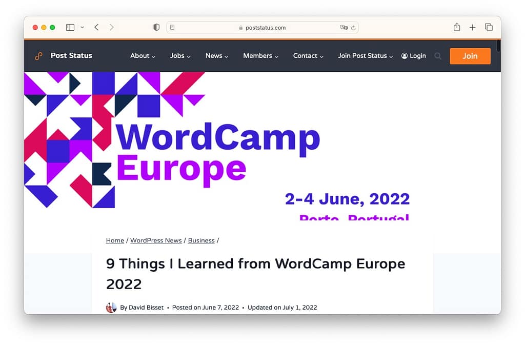 Best WordPress articles: WCEU