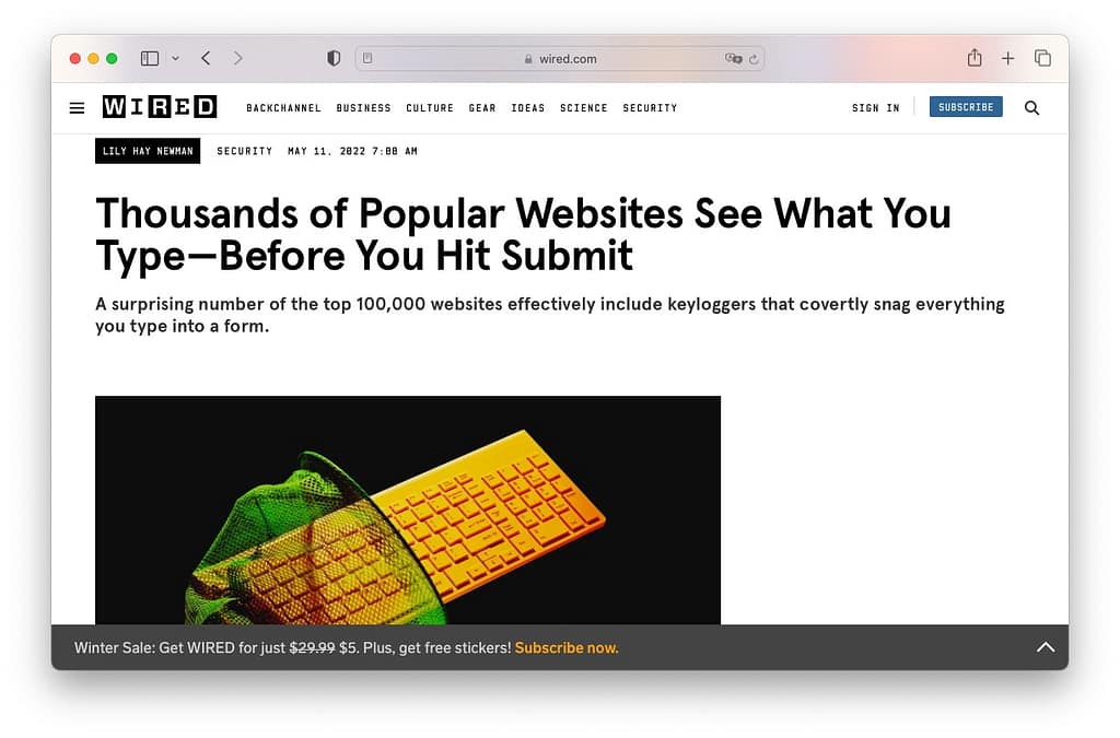 Best WordPress articles: websites tracking us