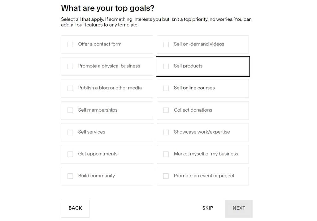 Squarespace onboarding 2
