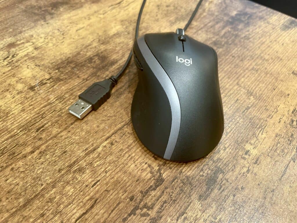 USB mouse.