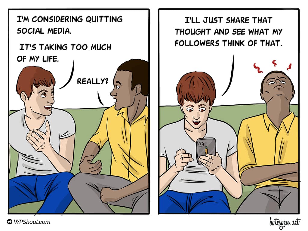 Social media addiction