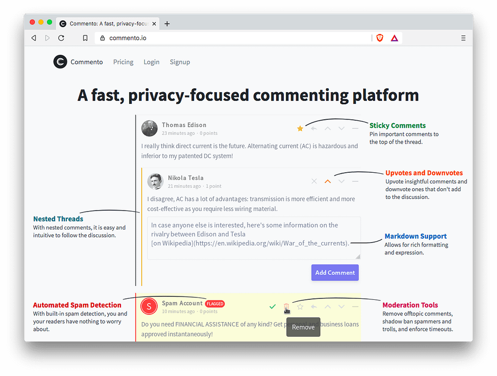 Front-End Tools: Commento