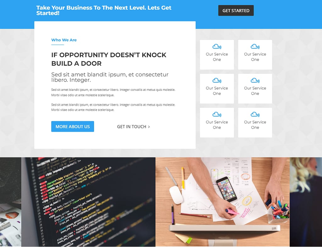 Elementor HQ template pack example