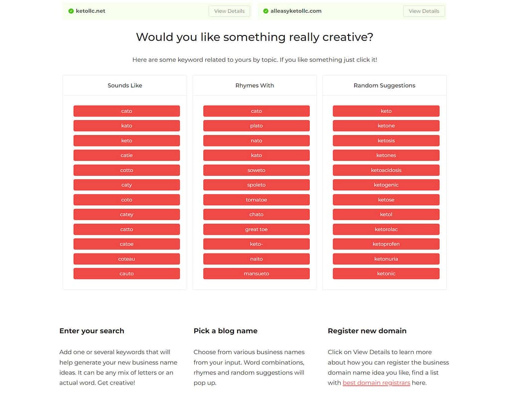 Additional suggestions