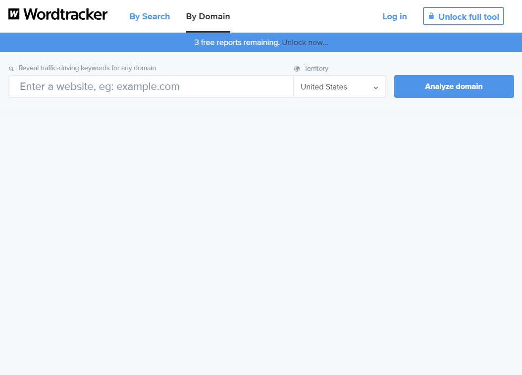 WordTracker SEO tool.