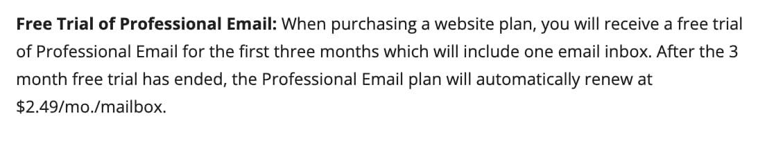 Bluehost Professional Email