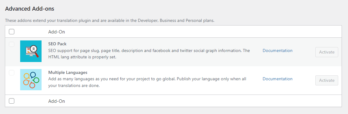 The SEO Pack add-on by TranslatePress.