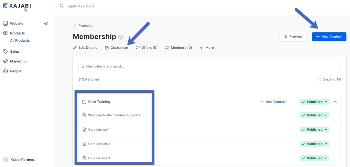 Kartra vs Kajabi membership portals