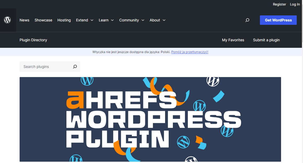 Ahrefs WordPress SEO Plugin.
