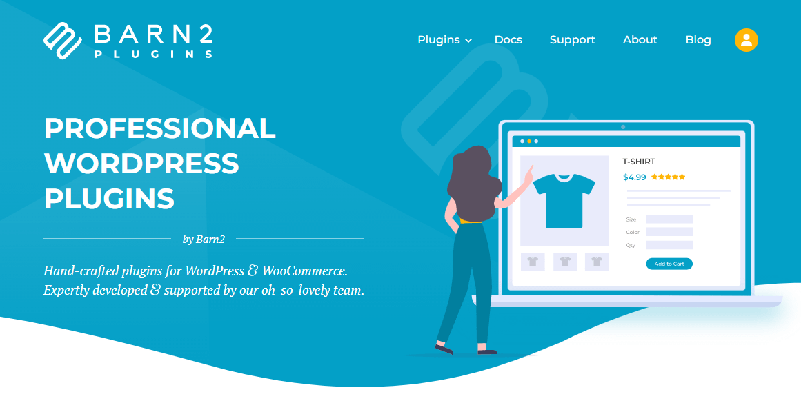 Barn2 Media landing page.