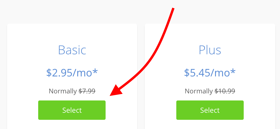 Bluehost pricing 2.
