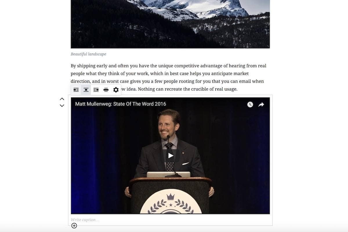 Gutenberg customizer