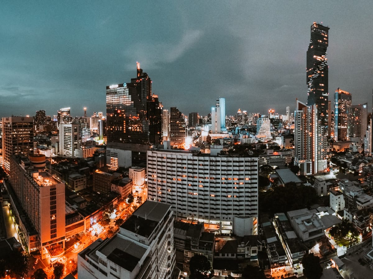 Best digital nomad city for fast internet is Bangkok, Thailand