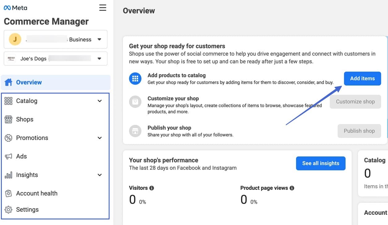 add items and how to sell on Facebook