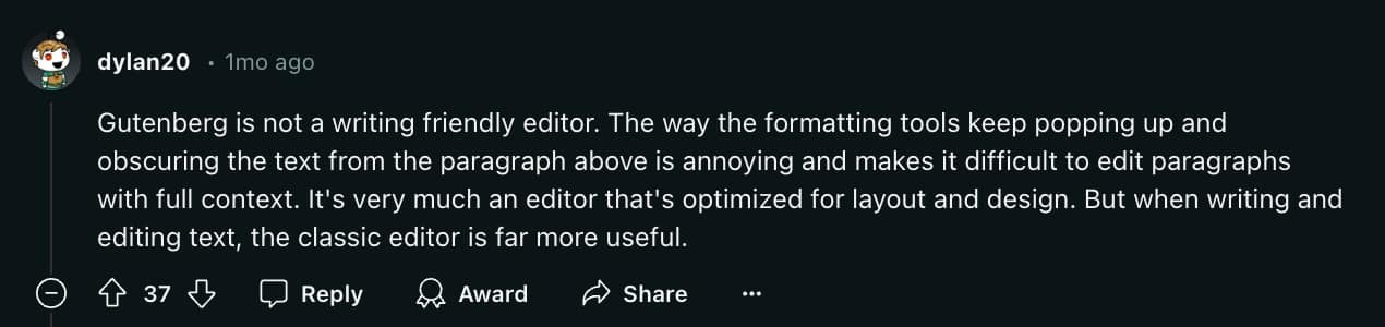 Gutenberg negative opinion 3
