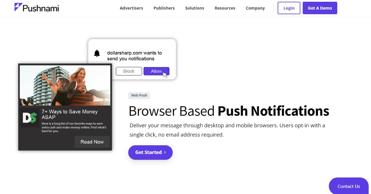 Pushnami with best managed push notifcation tools