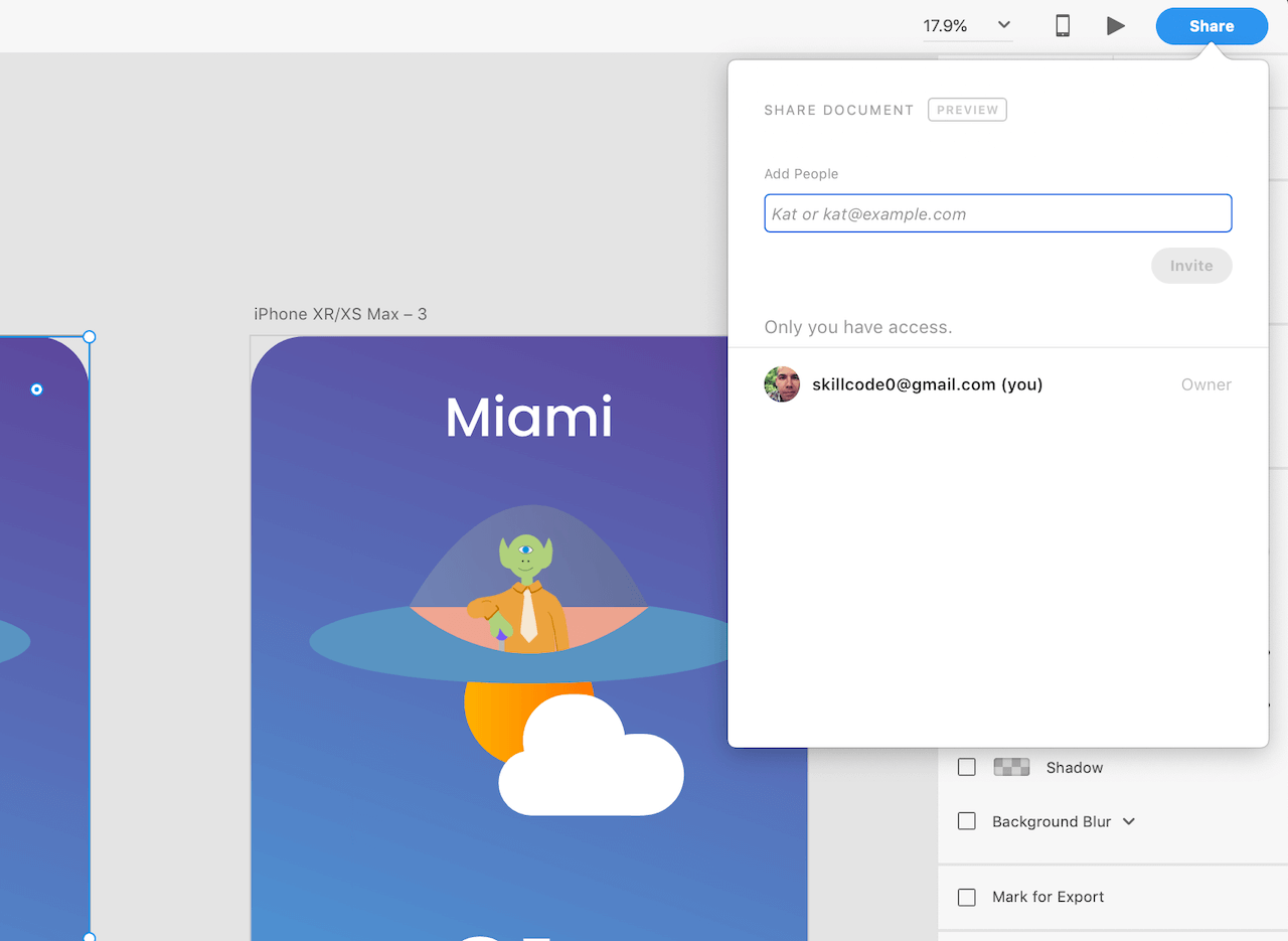 Adobe XD collaboration features