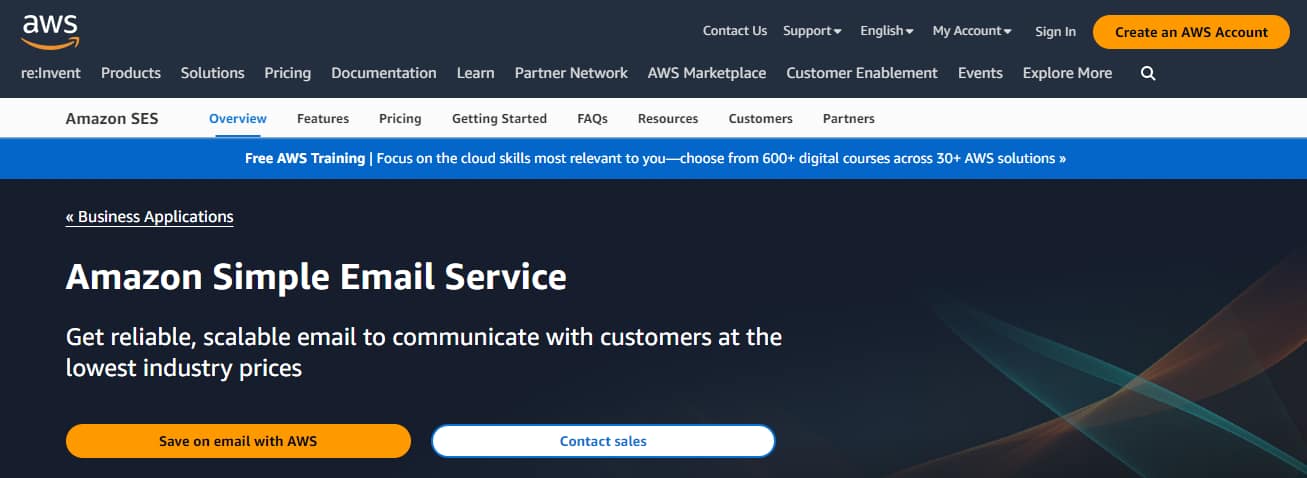 Amazon SES is one of the best SMTP providers
