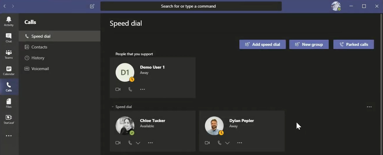 Slack vs Teams: Accessing the calls tab from Teams