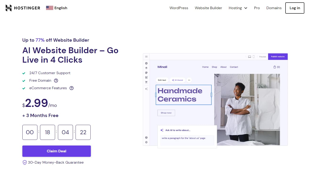 Hostinger Website Builder