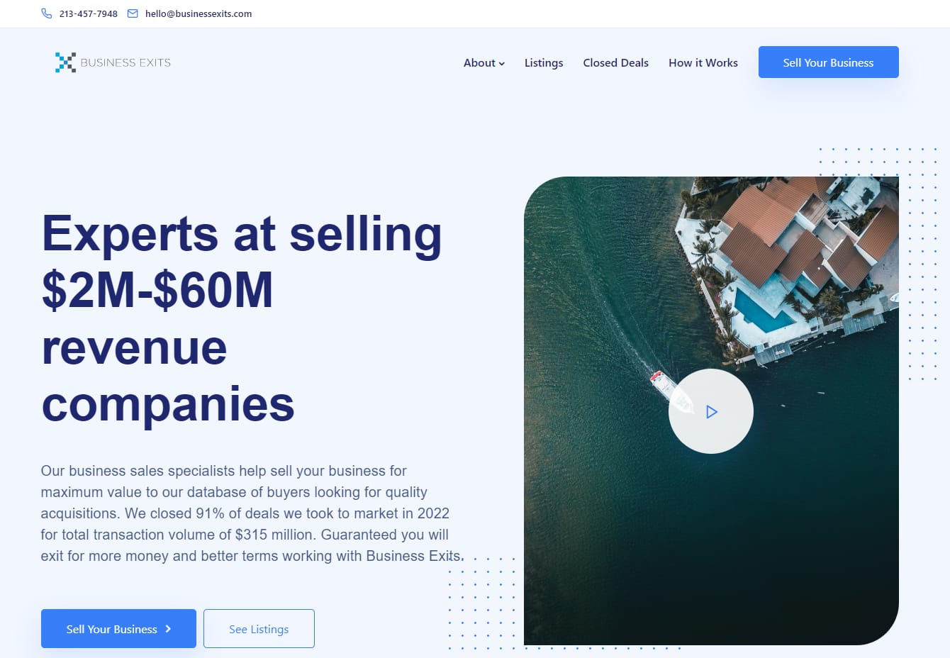 Business Exits are specialists in buying and selling high-revenue websites.