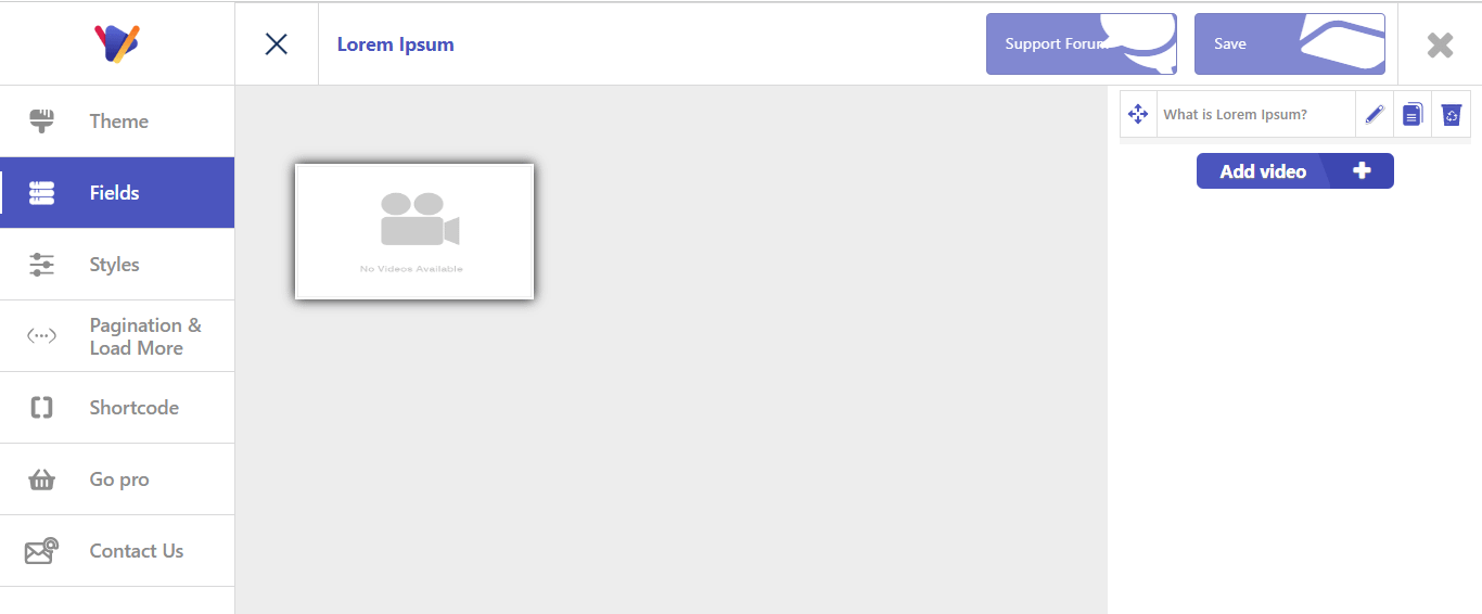 Adding a new video to your video gallery.