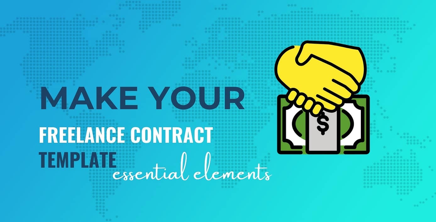 Make a freelance contract template