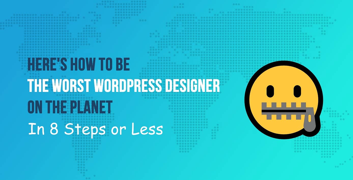worst WordPress designer