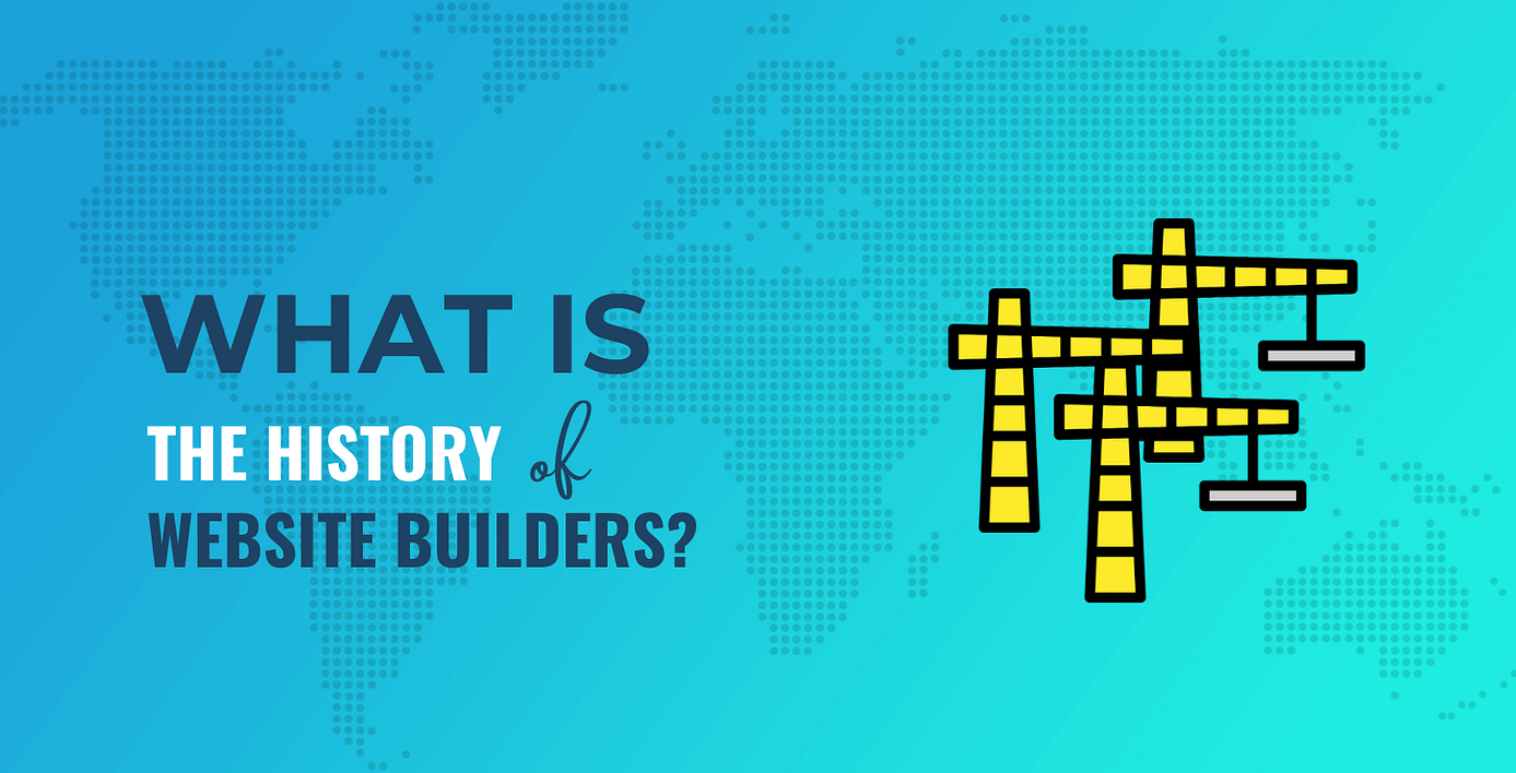 history of website builders