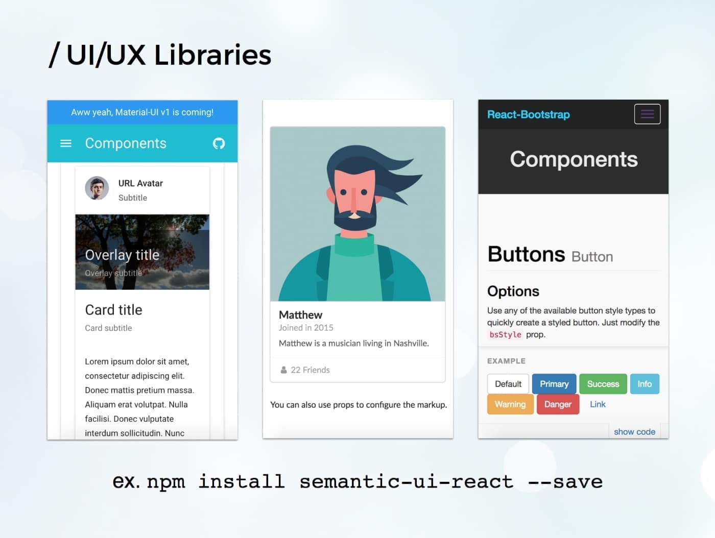 example e-commerce app