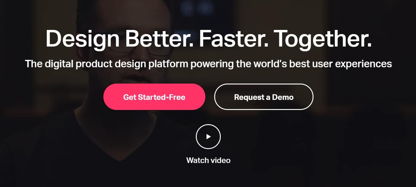 InVision homepage