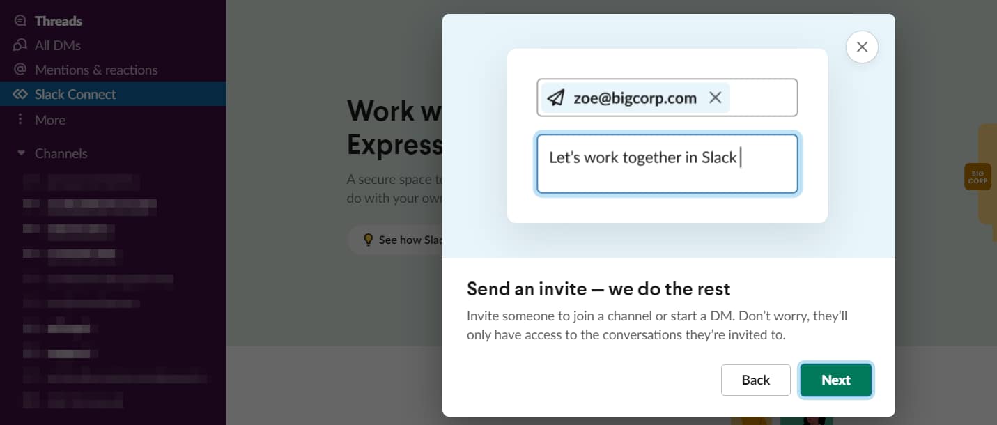 Using Slack Connect