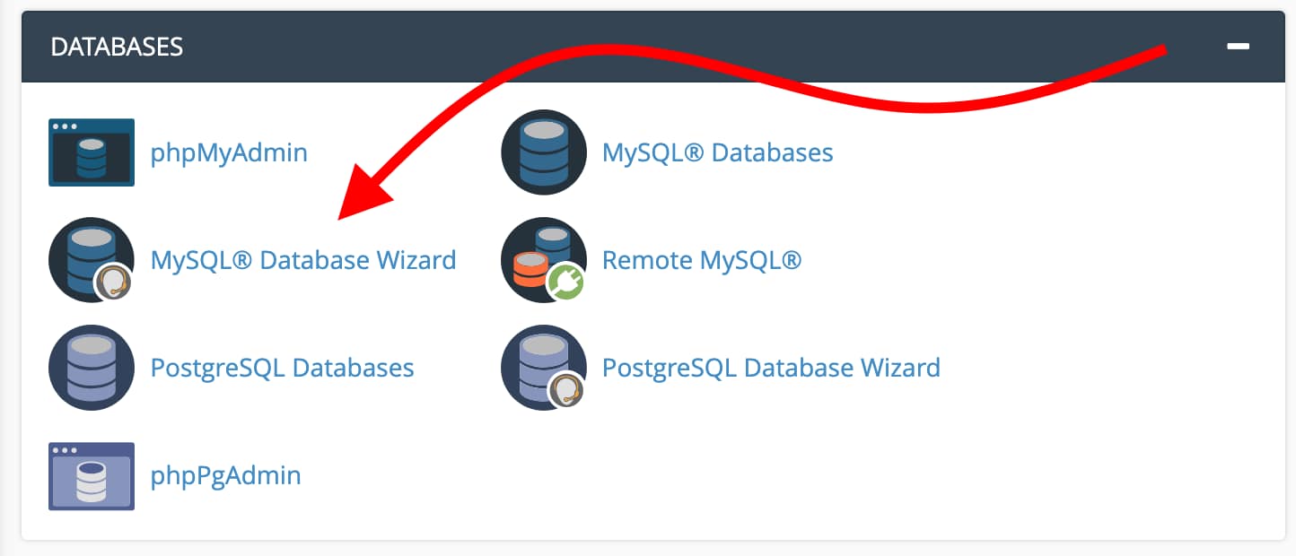 database wizard