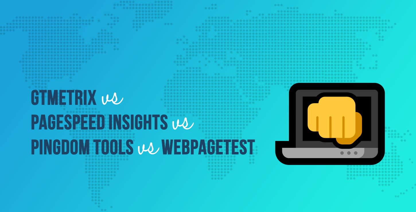 GTmetrix vs PageSpeed Insights vs Pingdom Tools vs WebPageTest