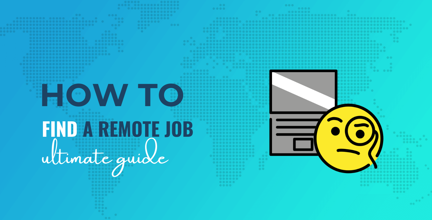 how to find a remote job