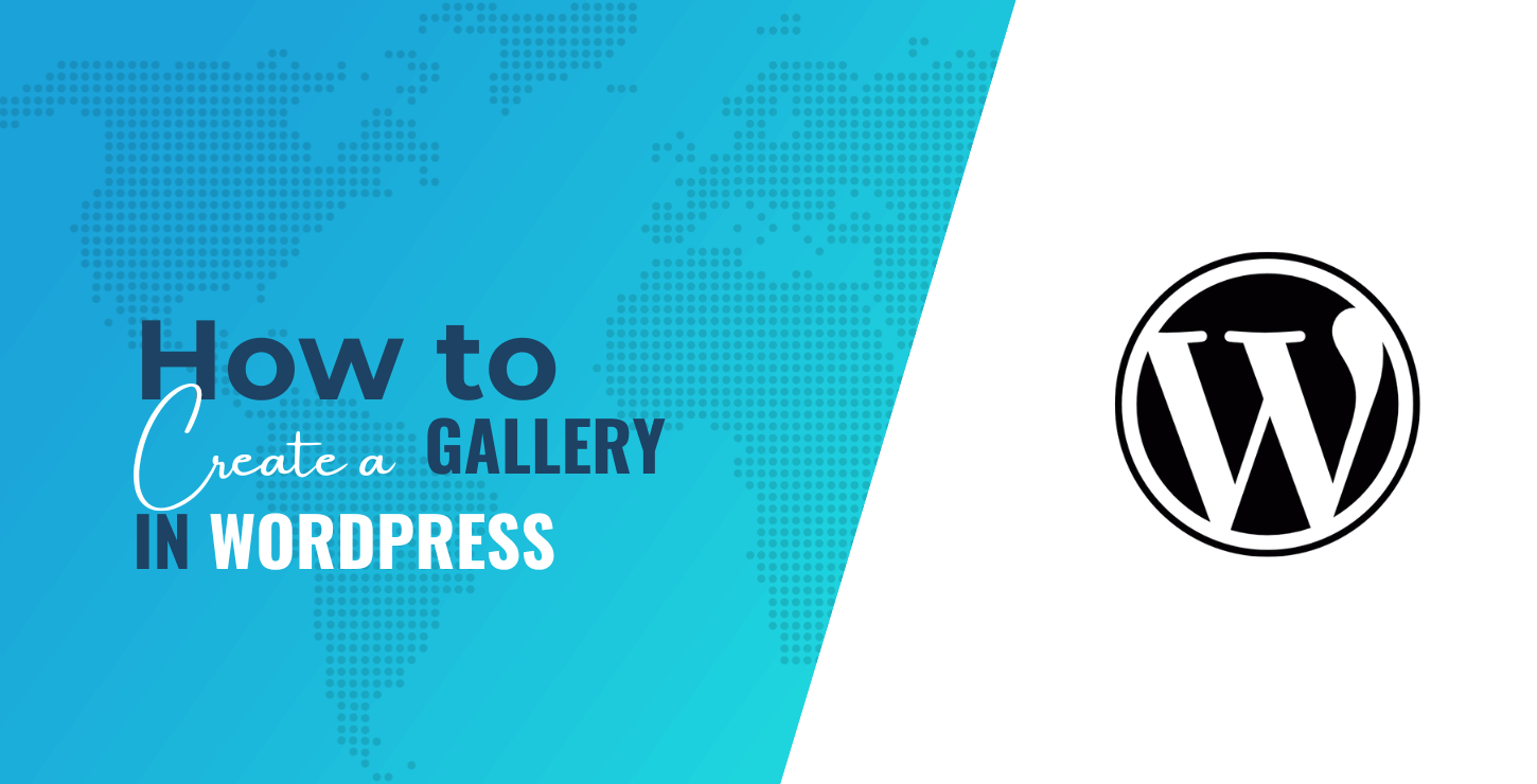 create a gallery in WordPress