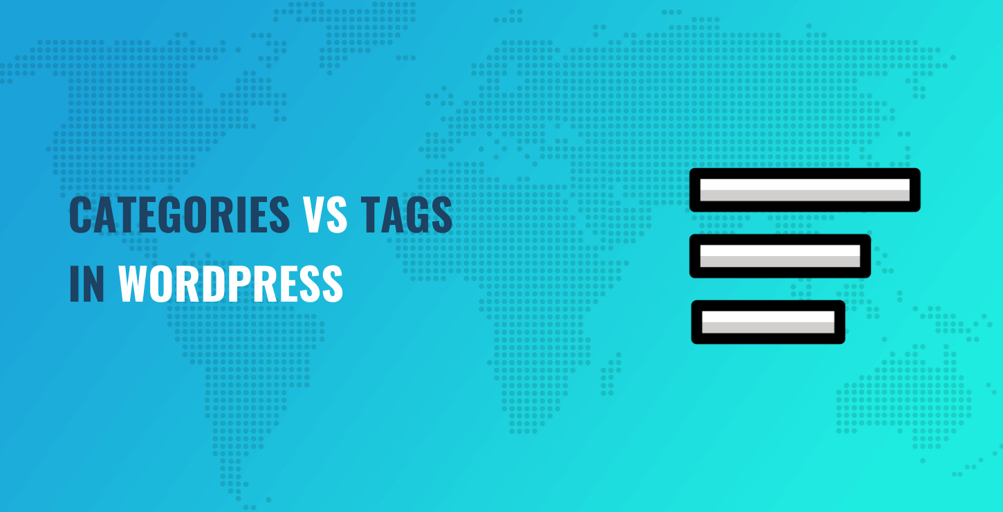 WordPress categories vs tags.