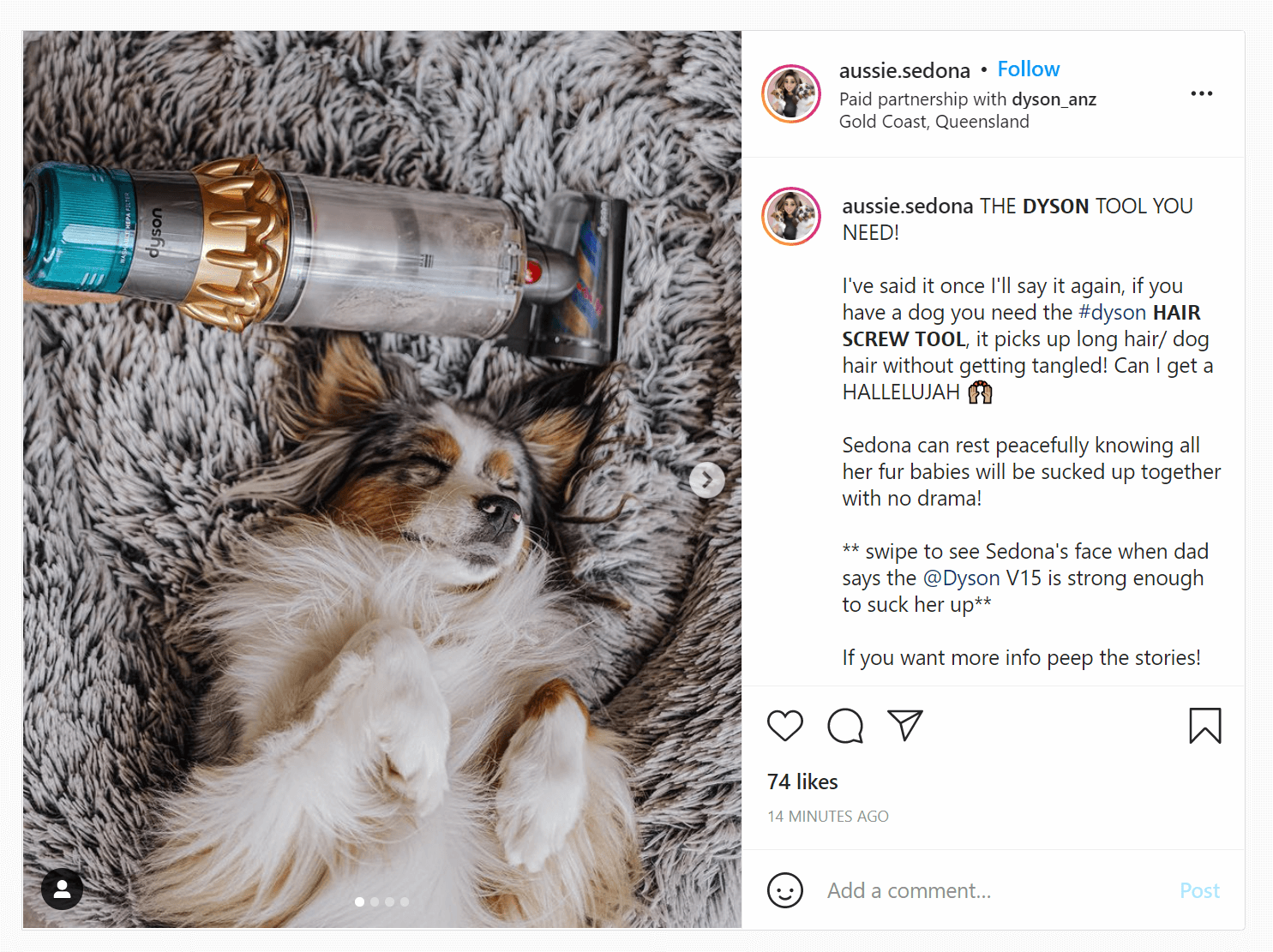 An example of an effective affiliate photo that shows a product's benefits succintly.