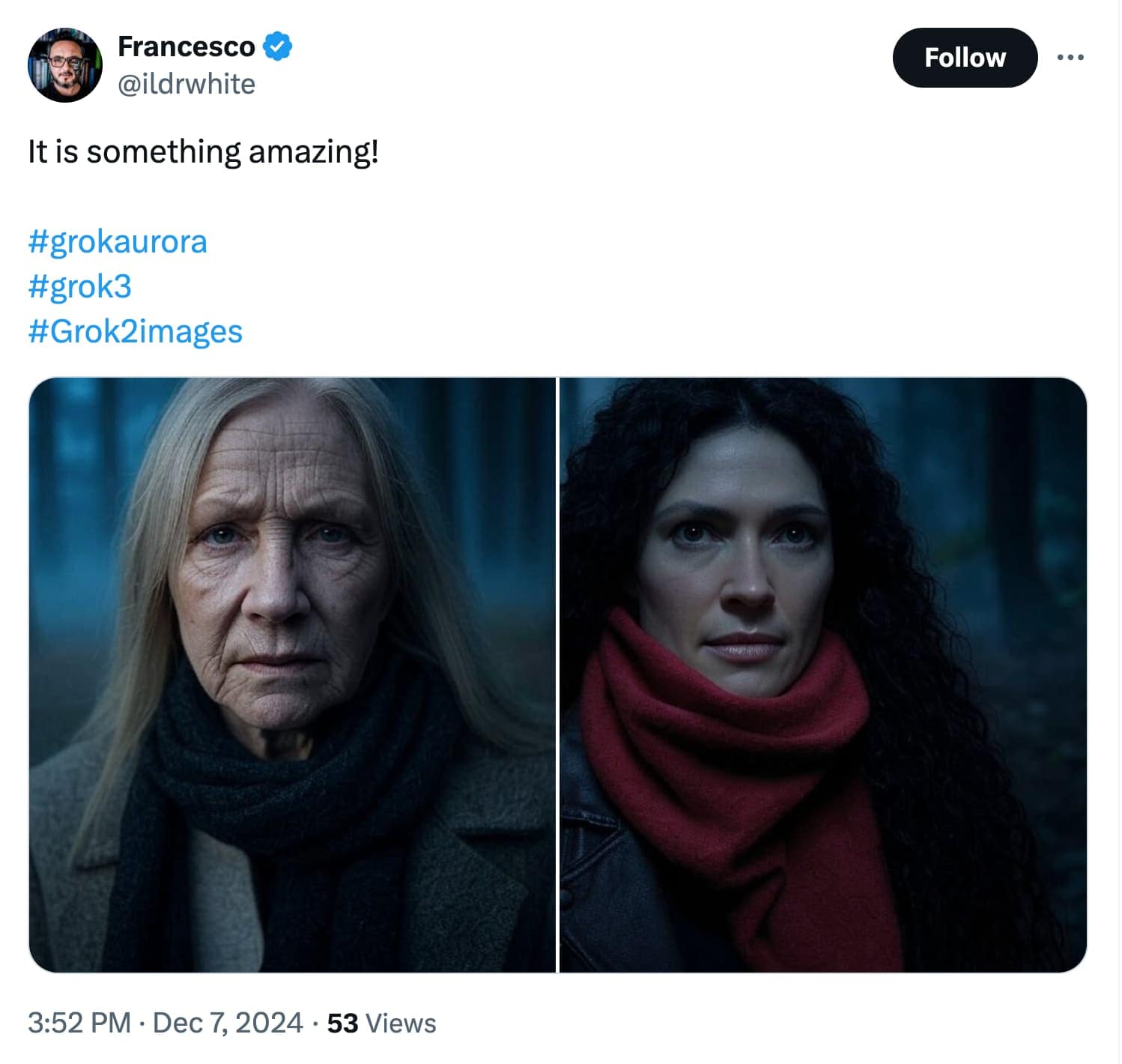 Grok random fake people