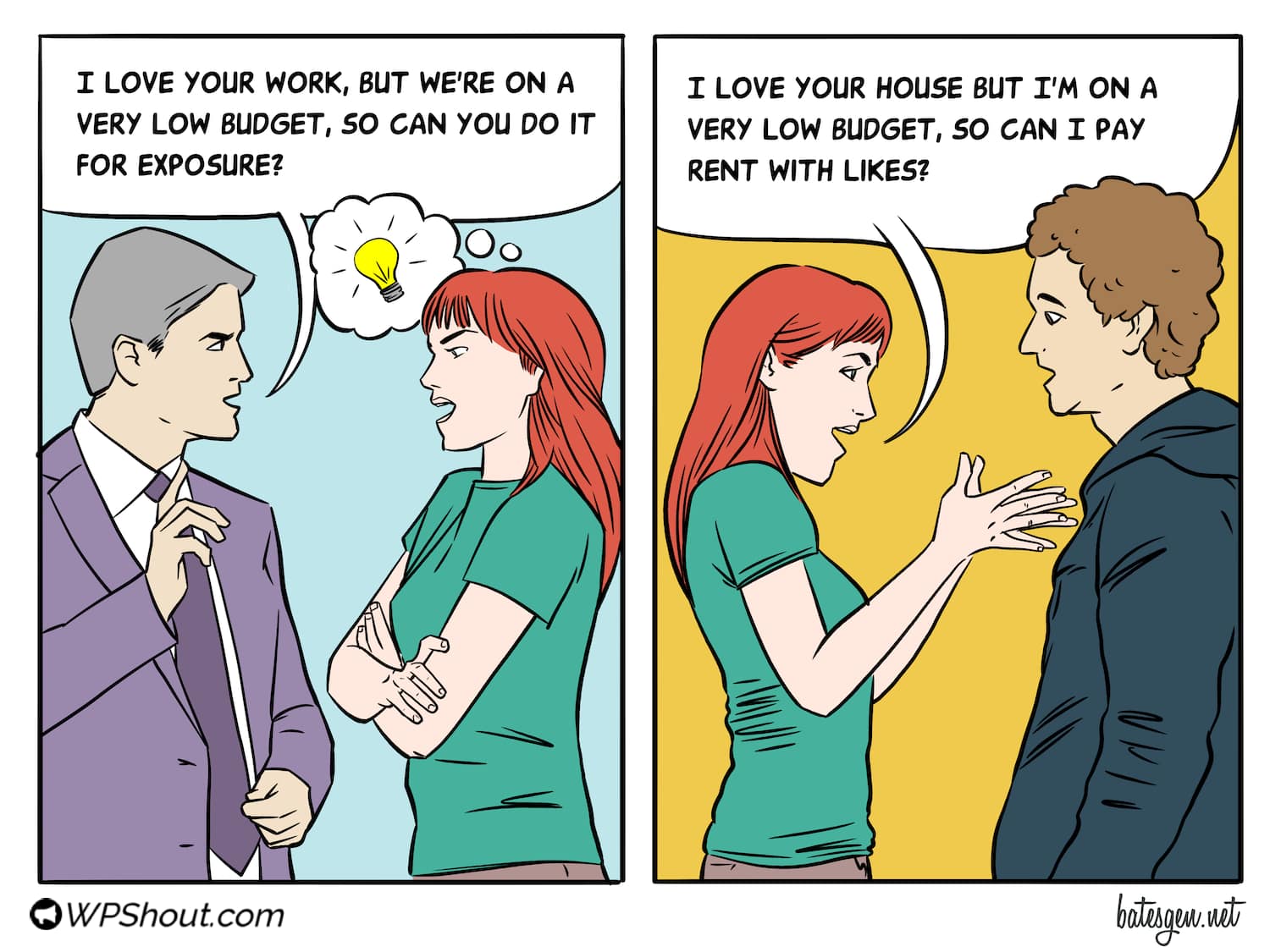 The free work parable