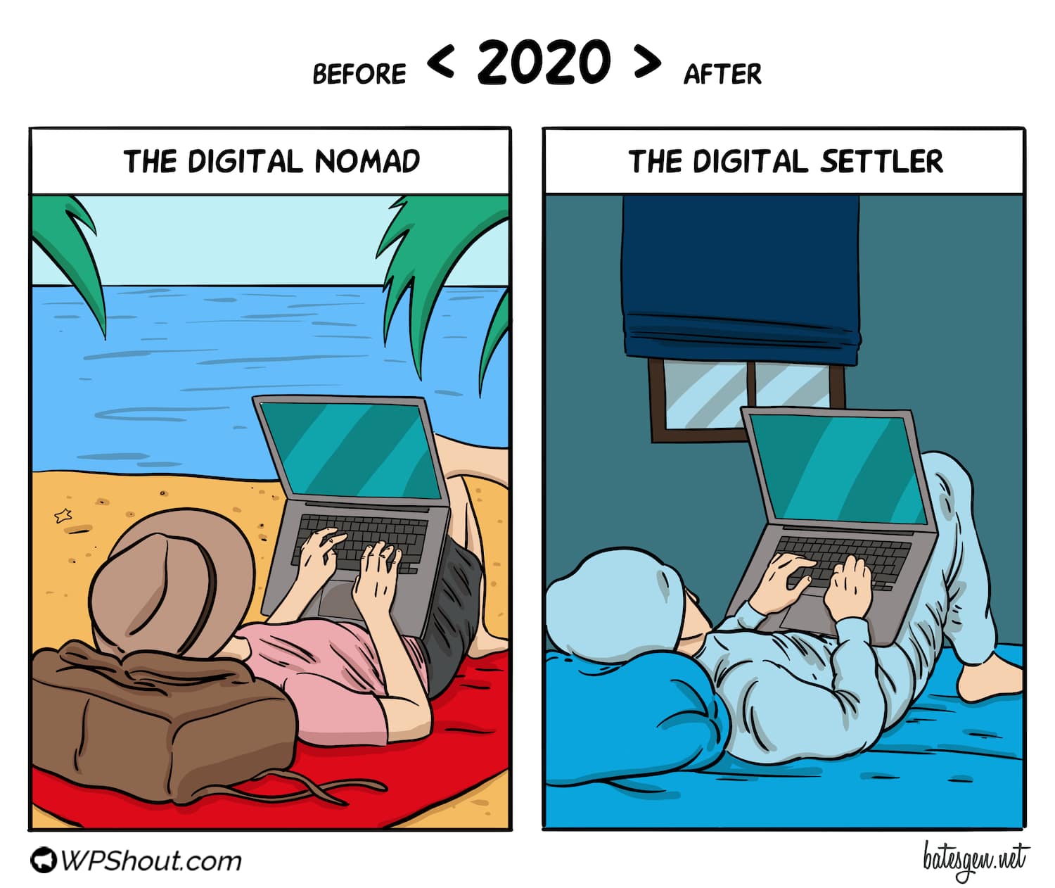 Digital Nomad V Digital Settler