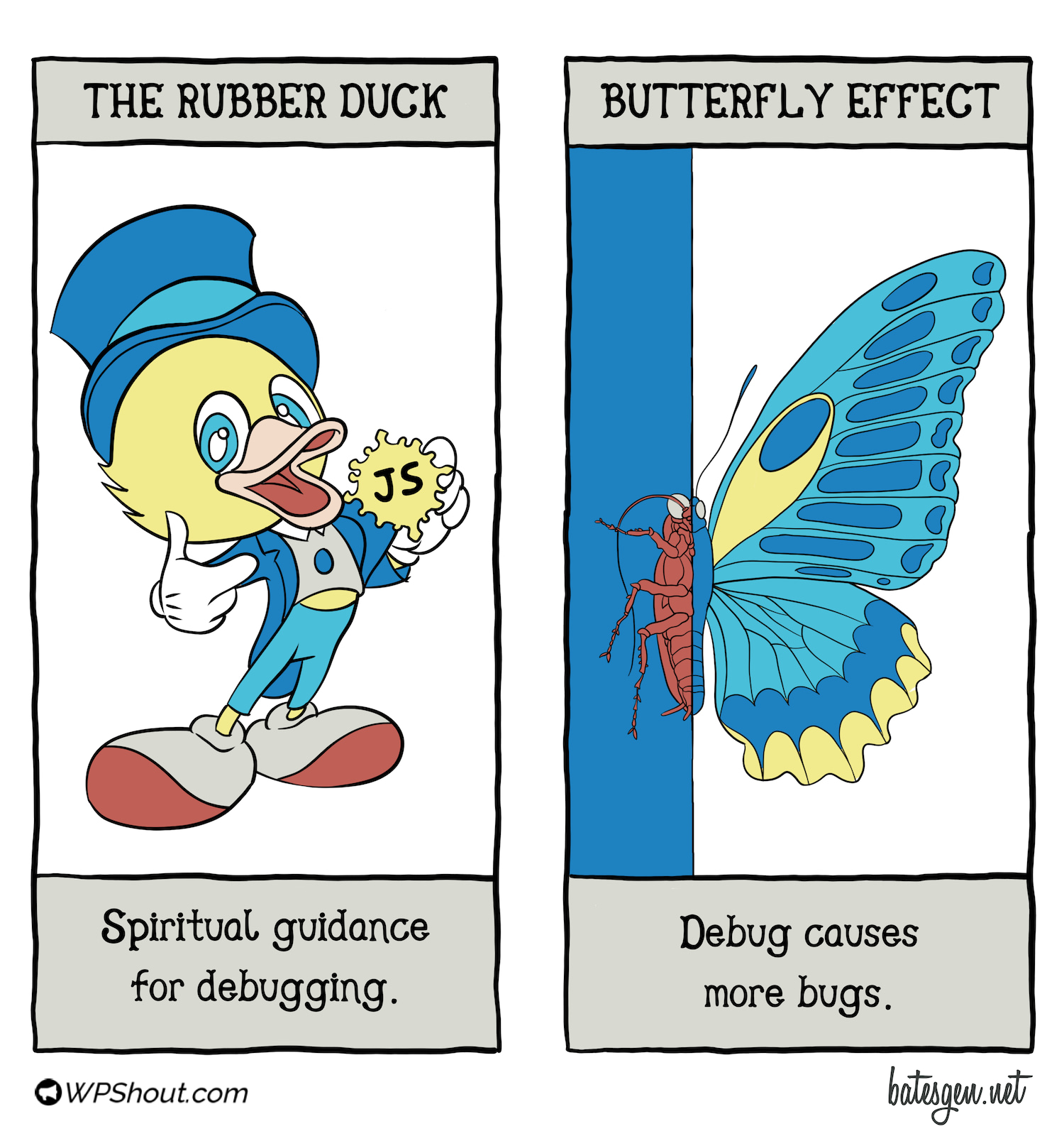 Tarot card #11: The Rubber Duck/Butterfly Effect