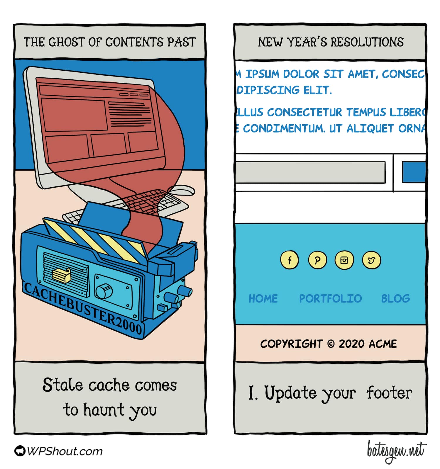 Tarot card #22: The Ghost of Contents Past/New Year's Resolutions