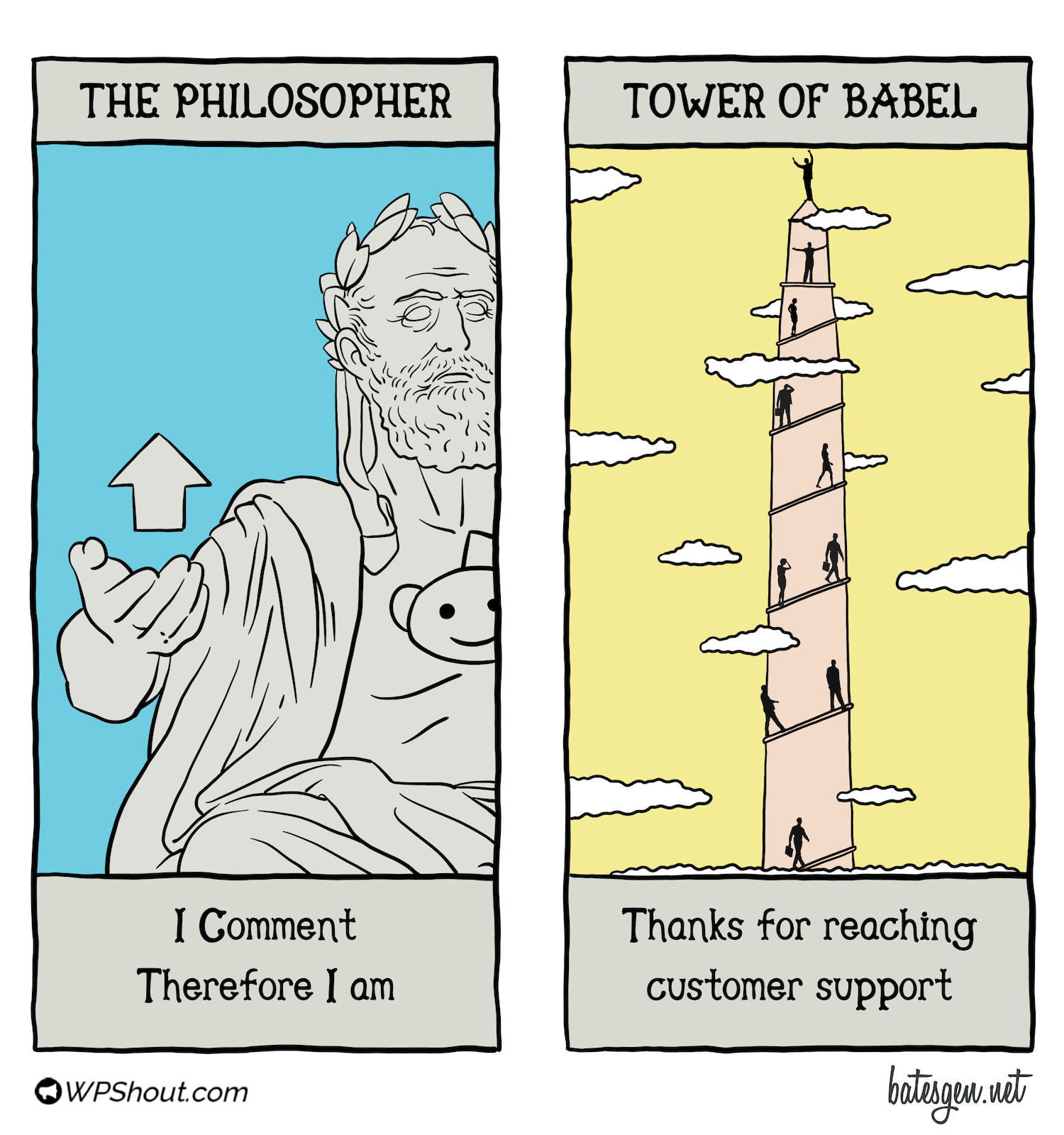 Tarot card #25: The Philosopher/Tower of Babel