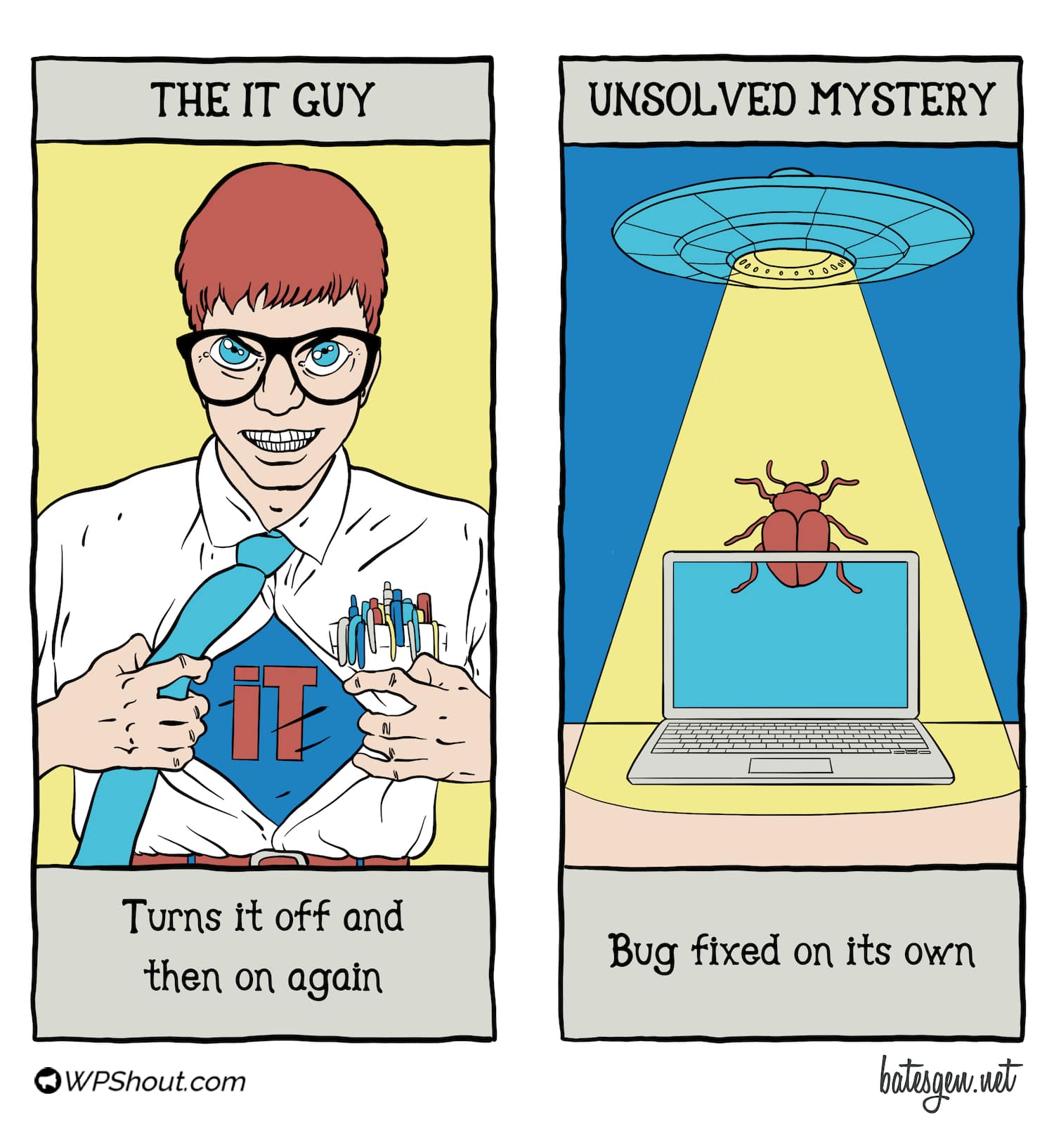 Tarot card #26: The IT Guy/Unsolved Mystery